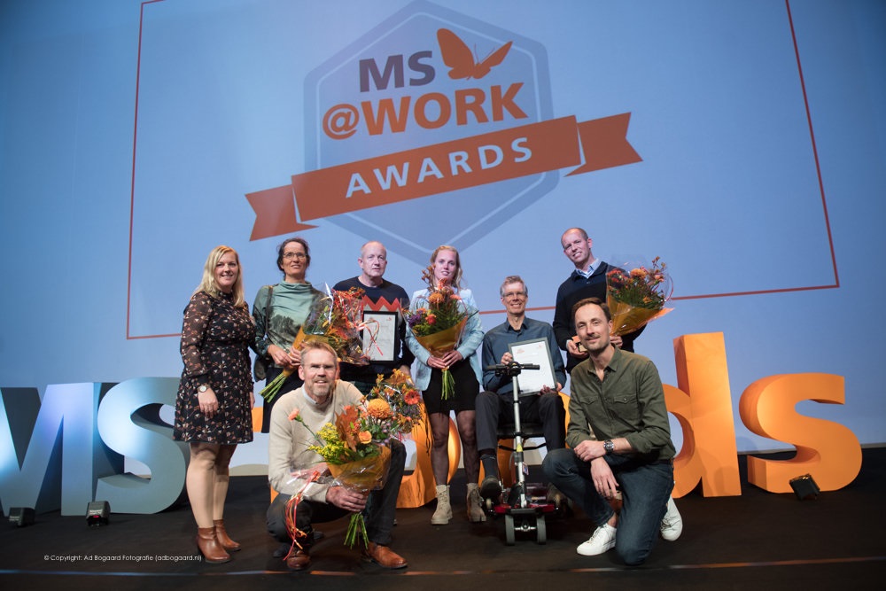 Foto winnaars MS@Work Awards