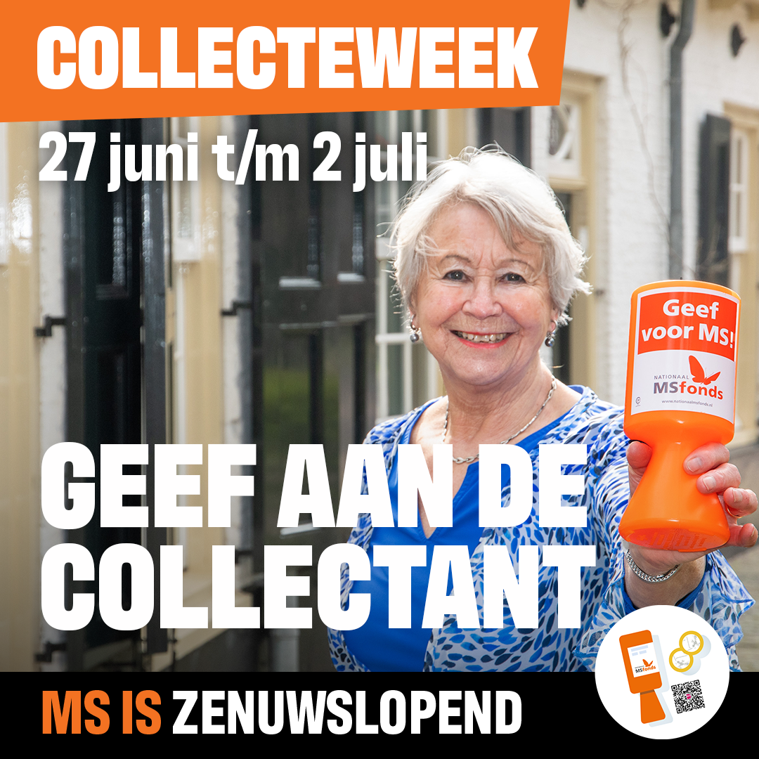 Geef aan de collectant - MS Collecteweek