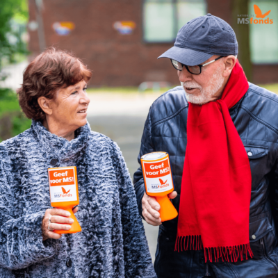 Samen collecteren tijdens de MS Collecteweek