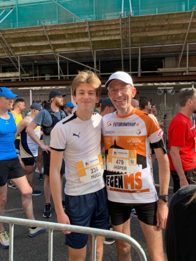 jasper met zijn zoon