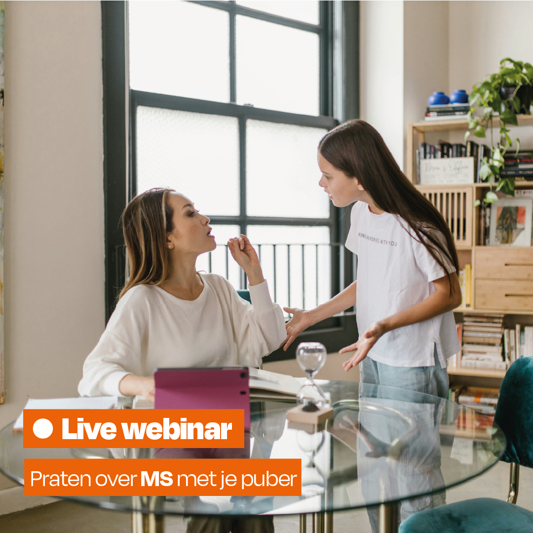 Webinar: praten over ms met je puber