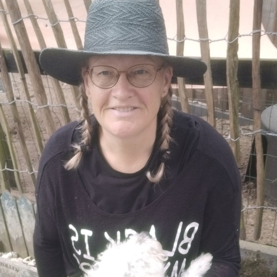 Marianne en hond bass