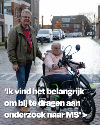 Kees - 'Ik vind het belangrijk om bij te dragen aan onderzoek naar MS'