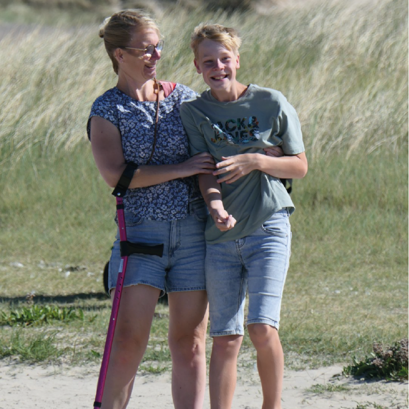 Marloes en haar zoon
